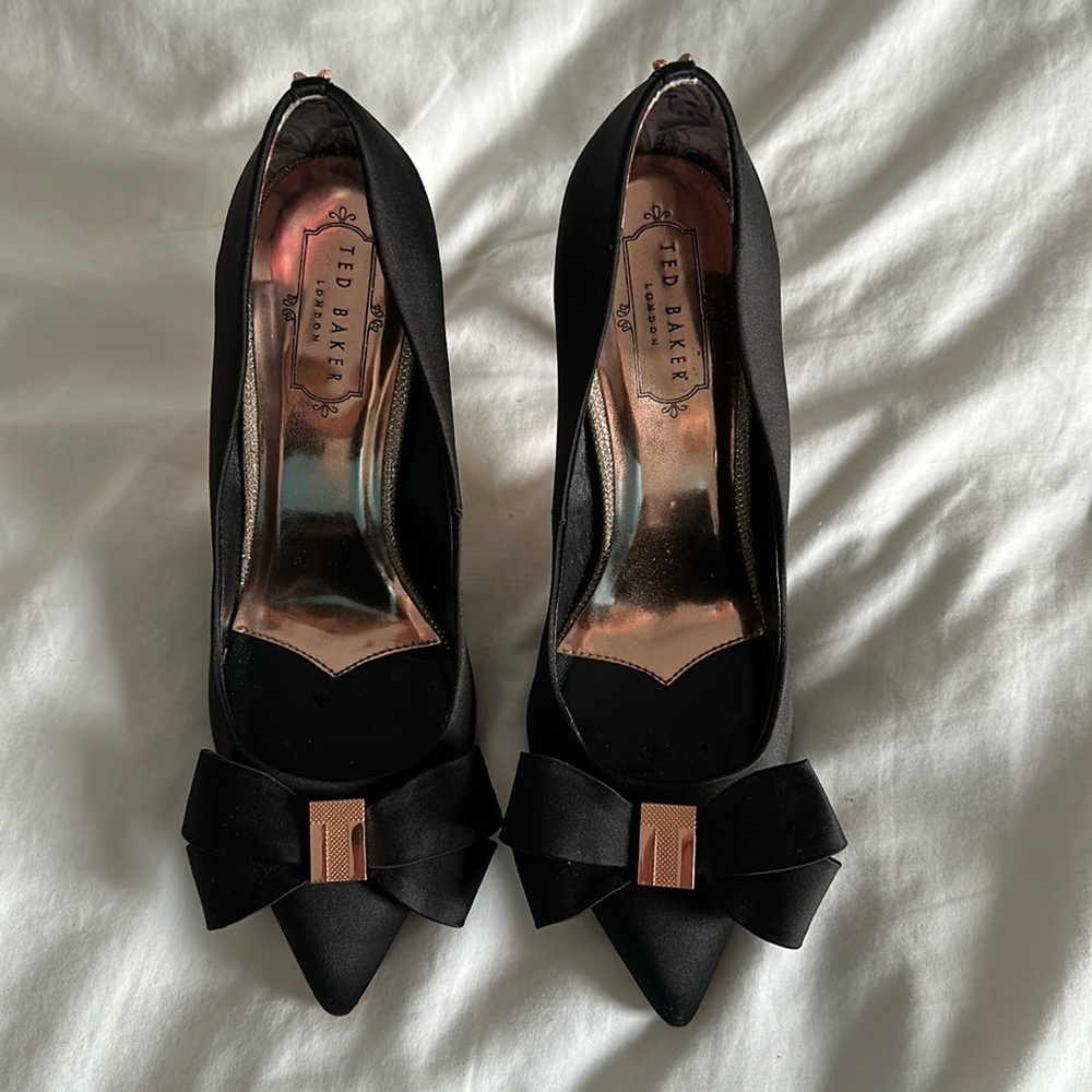 Ted Baker black heels - great condition